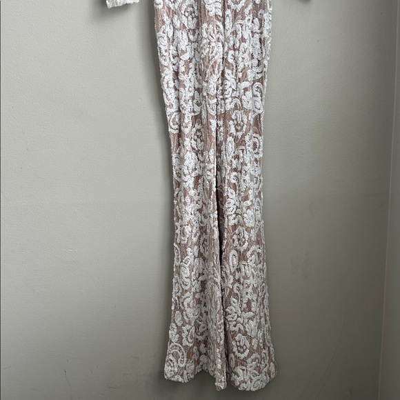 NADINE MERABI White Lace Jumpsuit - Picture 4 of 12